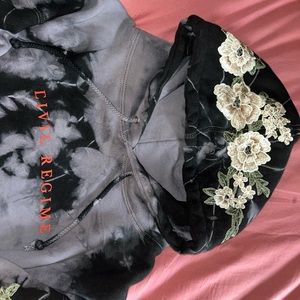 Civil Regime Tie-Dye Rose Hoodie